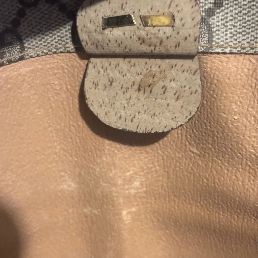 Gucci Monogram Canvas Leather Portfolio Vintage Laptop Bag - Picture 7 of 17